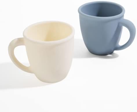 Vemolea 2 Pack Silicone Training Cups for Baby and Kids