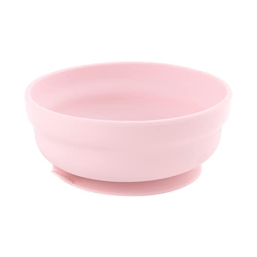 Bumkins Baby Bowl with Suction Base Pink 1