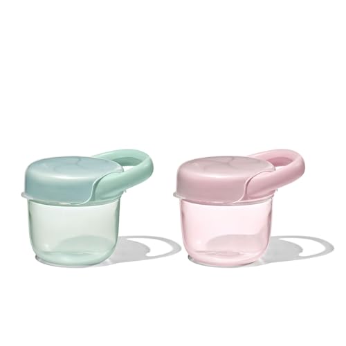 OXO Tot Snack Cup with Lid 2 Pack Opal Blossom