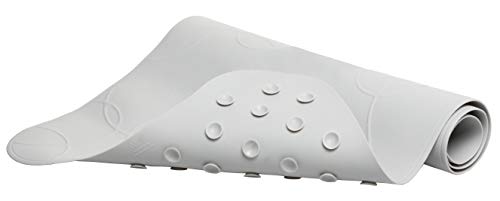 Ubbi Cushioned Non-Slip Bath Mat for Baby Gray