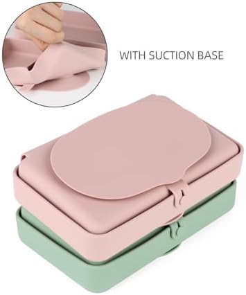Nearbyme Foldable Silicone Baby Plate for Toddlers