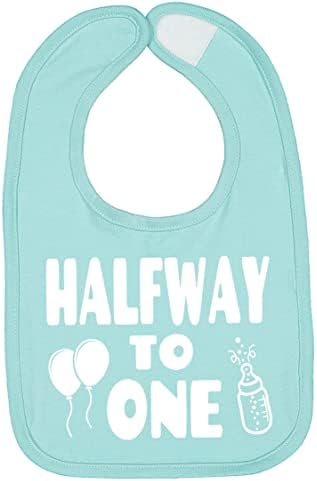 Aidens Corner Handmade Baby Half Birthday Bibs