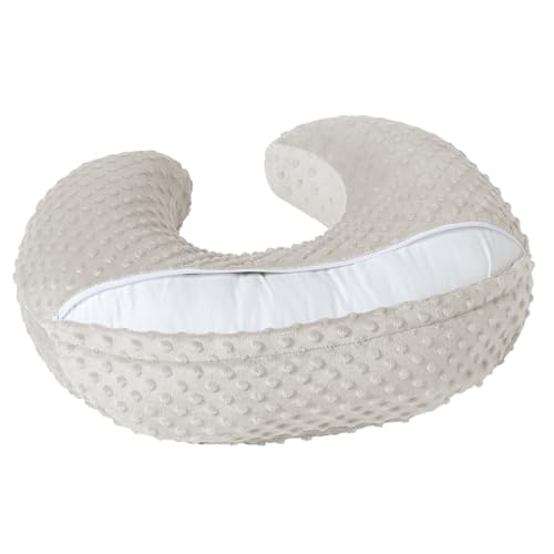 Baby Nursing Pillow with Breathable Slipcover for Breastfeeding and Tummy Time