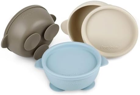 PandaEar 3 Pack Suction Bowls for Babies 1