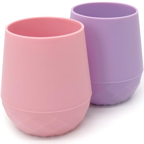 Tiny Cup for Baby 4 Months 2oz Shatterproof Open Cup Set