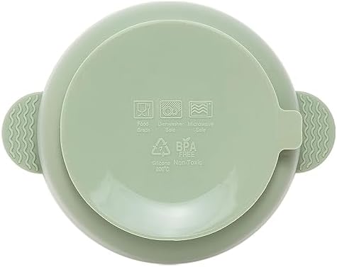 Eascrozn 3 Pack Baby Bowls with Suction Multicolor