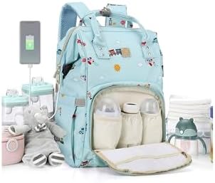 Camillemma Diaper Backpack with USB Charging Port