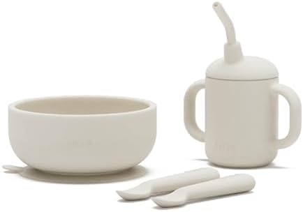 Lalo First Bites 4-Piece Silicone Feeding Set 1