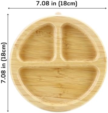 PandaEar Bamboo Suction Plate for Kids