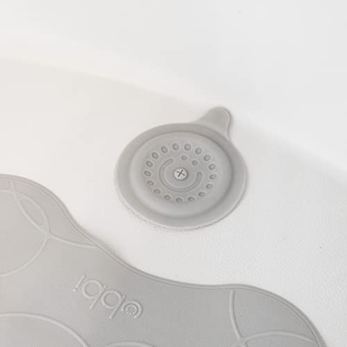 Ubbi Bathtub Drain Cover with Suction Gray
