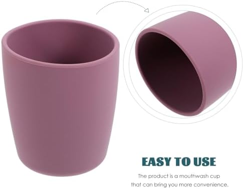 Kids Cup Baby Toothbrush Tumbler Purple