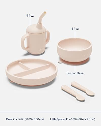 Lalo First Bites Silicone Feeding Set - 6 Pieces