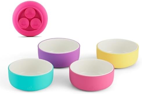 Elk and Friends Kids Porcelain Bowls with Suction Sleeve 1