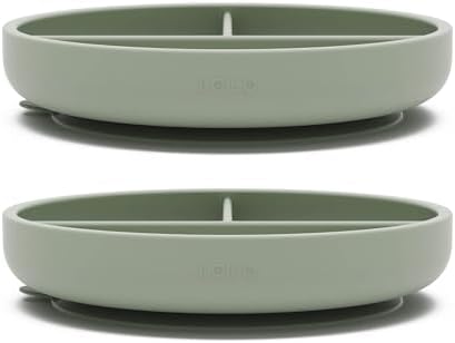 Lalo Suction Plates 2 Pack - BPA-Free Safe for Toddlers