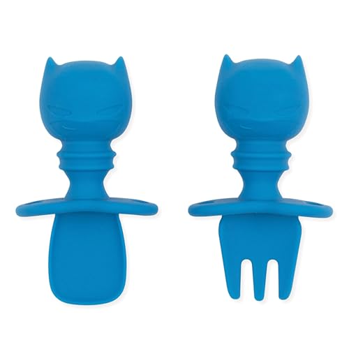 Bumkins Baby Utensils Set - Batman Blue 6 Months
