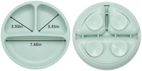 PandaEar Baby Feeding Set 2 Pack Silicone Stainless Steel 1