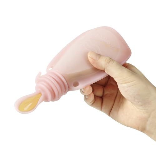 PandaEar 3 Pack Reusable Food Pouches with Feeder Spoons