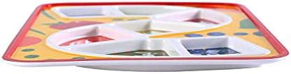 GSM Brands Kids Dinner Plate with Divided Portions 1