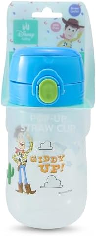 Disney Toddler Sippy Cup with Pop-Up Lid and Leak Proof Design