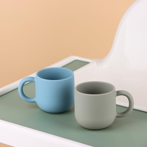 Pack of 2 Food Grade Silicone Toddler Cups
