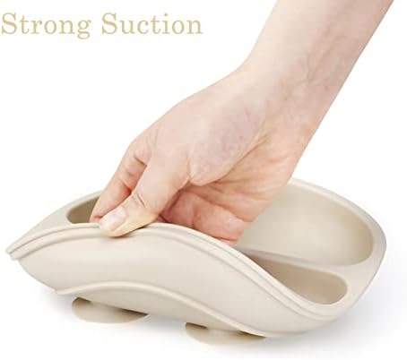 PandaEar Silicone Suction Plates for Babies 3 Pack
