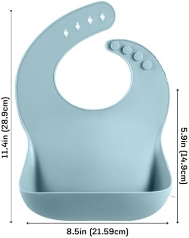 PandaEar Silicone Baby Feeding Set 11PCS Blue