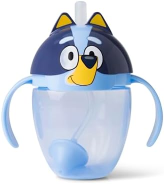 The First Years Bluey Weighted Straw Cup for Toddlers