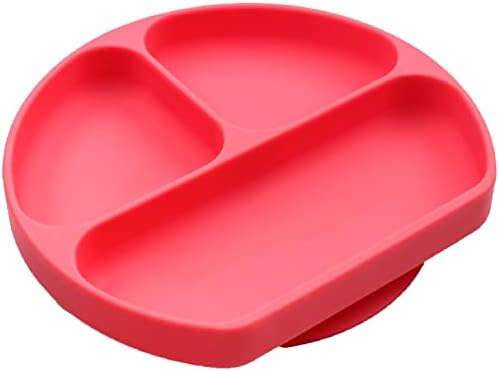 Silikong Suction Plate for Toddlers 1 Red 1