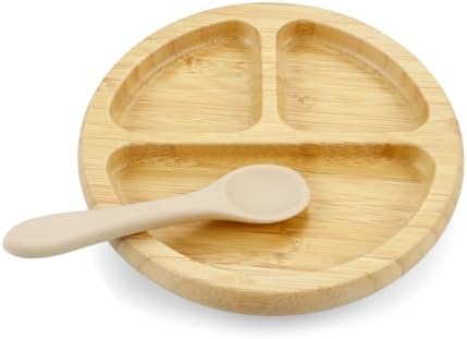 PandaEar Bamboo Suction Plate for Kids