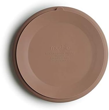 Mushie Silicone Suction Plate - BPA Free Natural