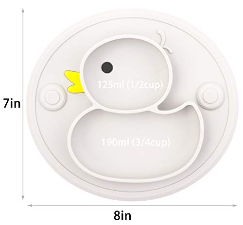 Lightening Baby Plate Silicone Toddler Plates