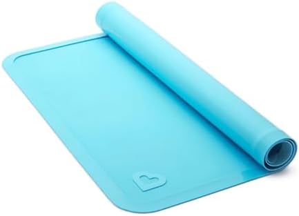 Munchkin Spotless Silicone Placemats for Kids 2 Pack BlueGreen