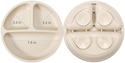 PandaEar Toddler Plates and Utensils Set 9PCS