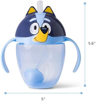 The First Years Bluey Weighted Straw Cup for Toddlers