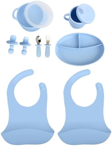 Positive Pieces Silicone Baby Feeding Set for 6-Month Old Babies 1