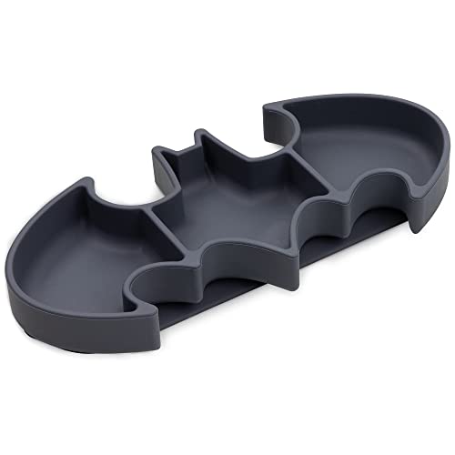 Bumkins Toddler Suction Plate Batman Gray