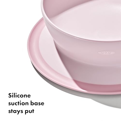 OXO Tot Stick and Stay Suction Bowl - Blossom 1