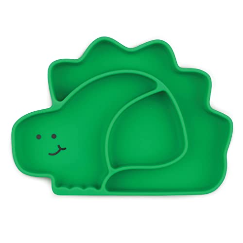 Bumkins Dinosaur Suction Plate for Toddler and Baby