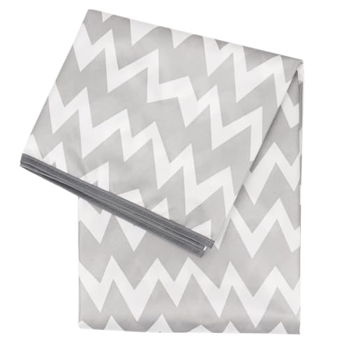 Bumkins Gray Chevron Splat Mat 42x42in