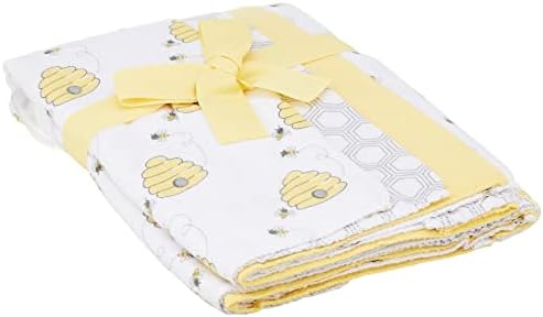 Hudson Baby Unisex Flannel Burp Cloths Set Bee