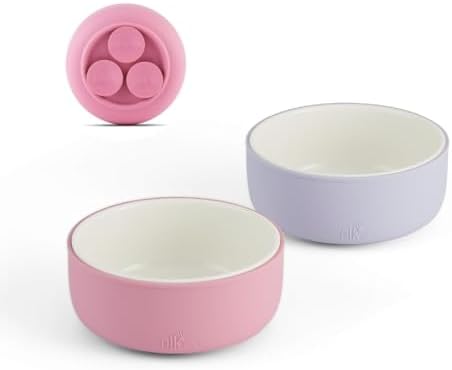 Elk and Friends Kids Porcelain Bowls with Suction Sleeve