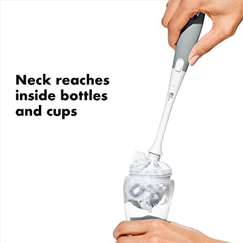 OXO Tot Bottle Brush with Nipple Cleaner and Stand 2-Pack