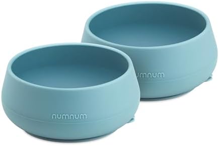 NumNum Suction Bowls for Babies and Toddlers 2-Pack Blue