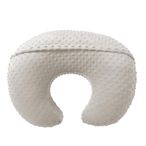 Baby Nursing Pillow with Breathable Slipcover for Breastfeeding and Tummy Time