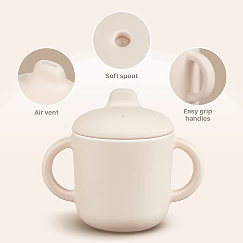 Catii Silicone Sippy Cup 5oz Leak Proof for Baby 6 Months