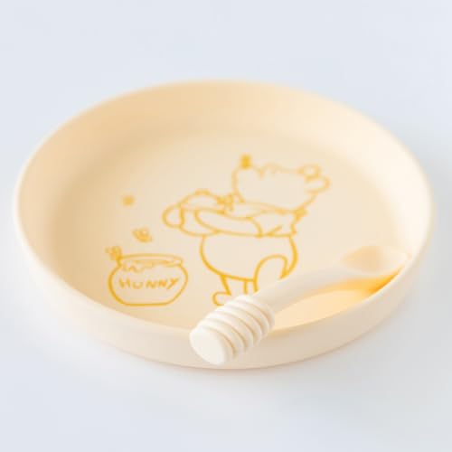 Bumkins Disney Winnie the Pooh Plate and Spoon Set