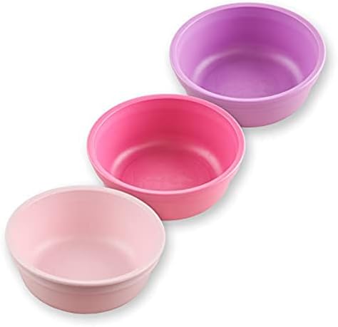 Re-Play 12 Oz Reusable Plastic Bowls Pack of 3 - Princess Design