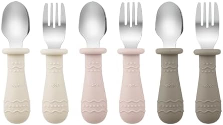 PandaEar Toddler Plates and Utensils Set 9PCS