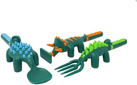 Constructive Eating Dino Toddler Utensils Placemat Set