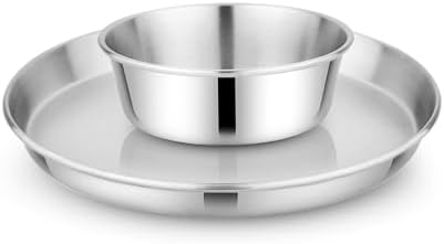 Bon aPetite 304 Stainless Steel Plate Bowl Set